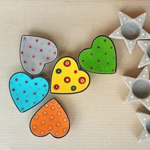 Soapstone Star Tea Lights