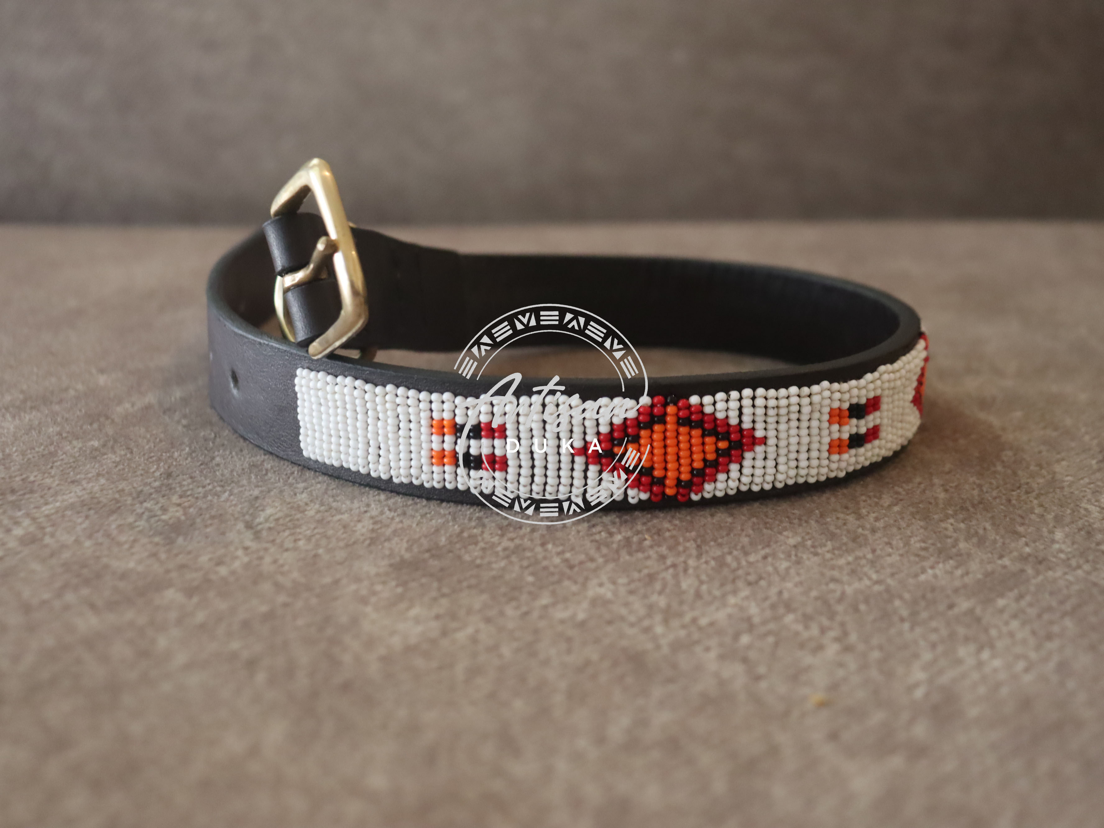 Beaded dog collar, dog collar, Kenyan beaded dog collar, Kenyan dog collar