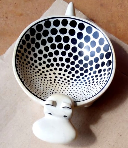 Soapstone Hippo Bowl