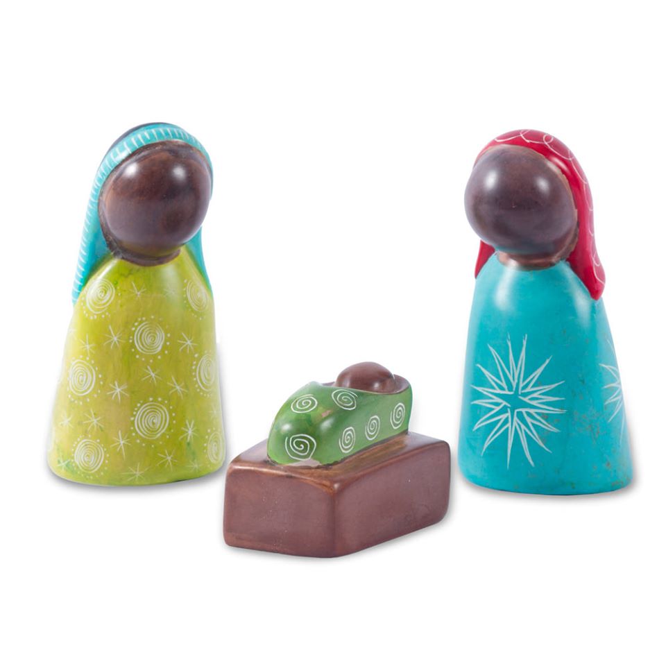 Soapstone Nativity Scene