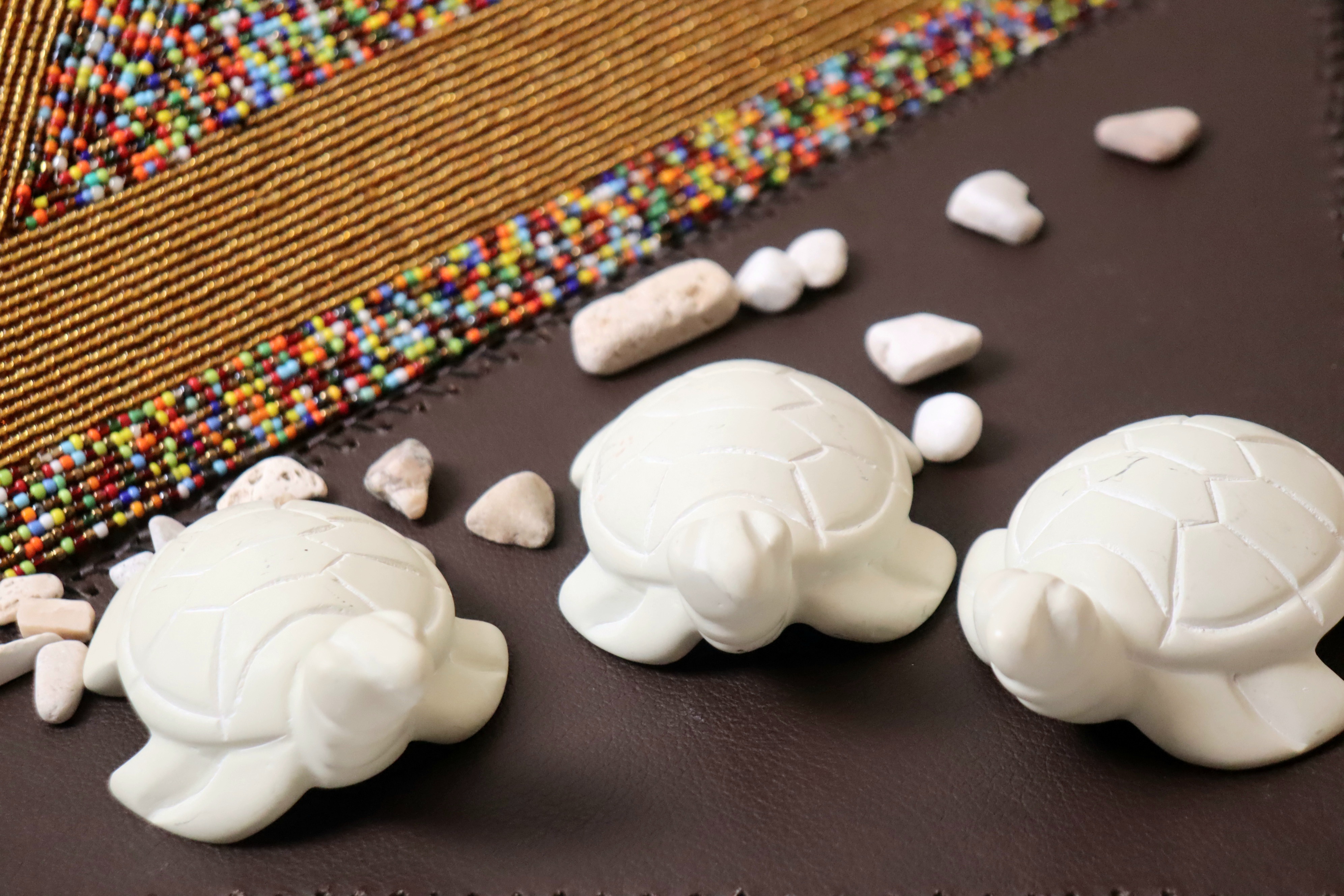 White turtle soapstone