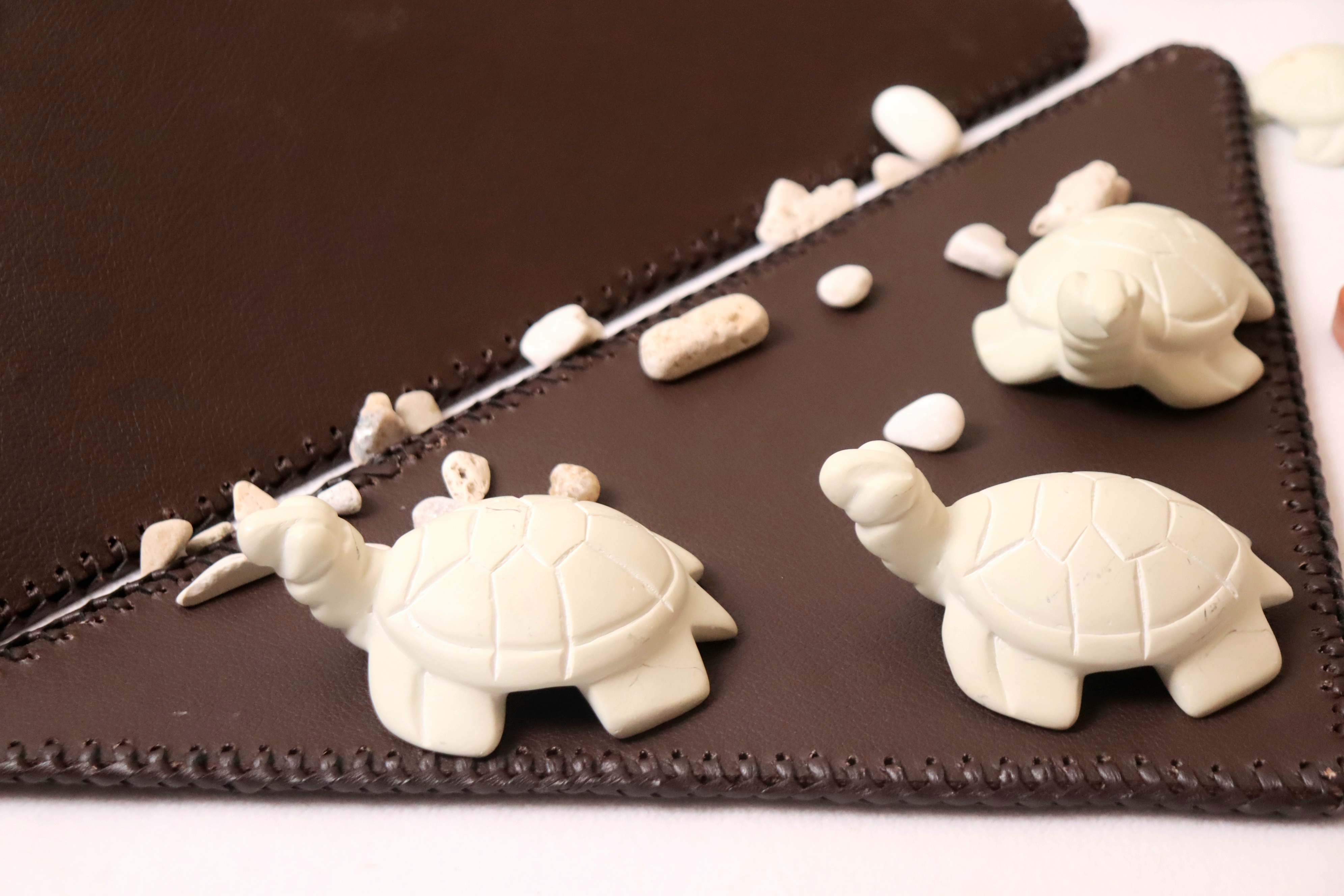 White turtle soapstone