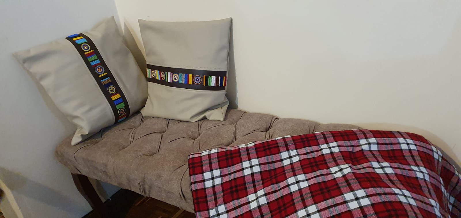 Purple Maasai blanket