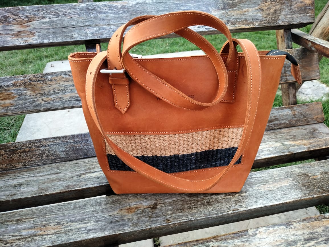 Brown Fahari Luxury Tote