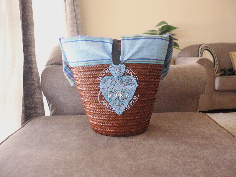 Kikoy basket, Sisal basket, Kenyan kikoy basket, Kenyan basket