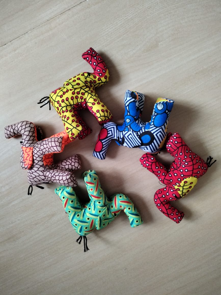 Elephant Kitenge soft toys