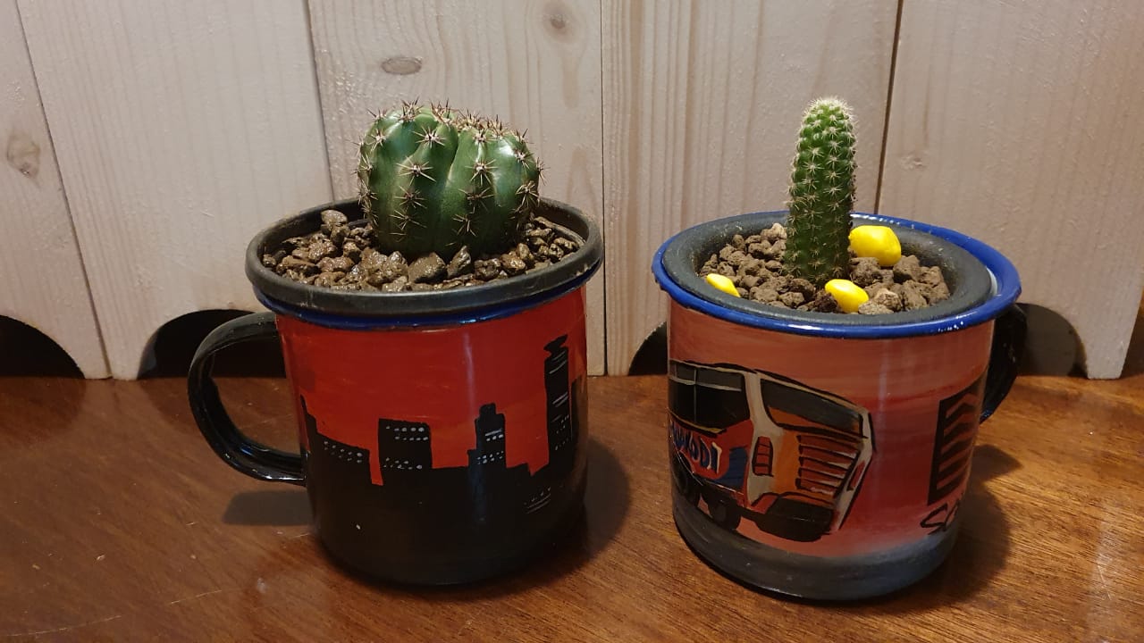 Handpainted Planters - Gichagi Cup