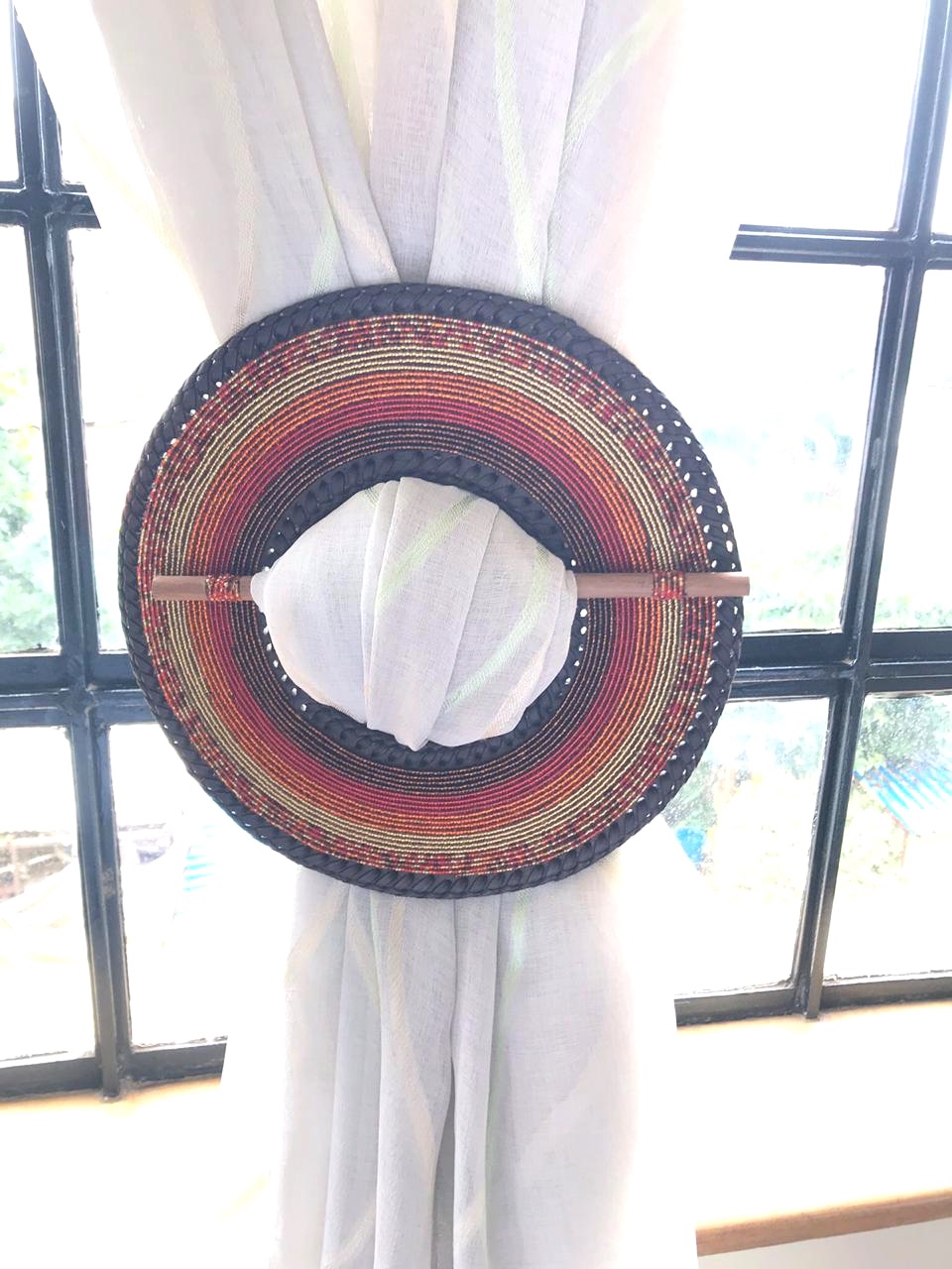 Round beaded Curtain Tie Backs