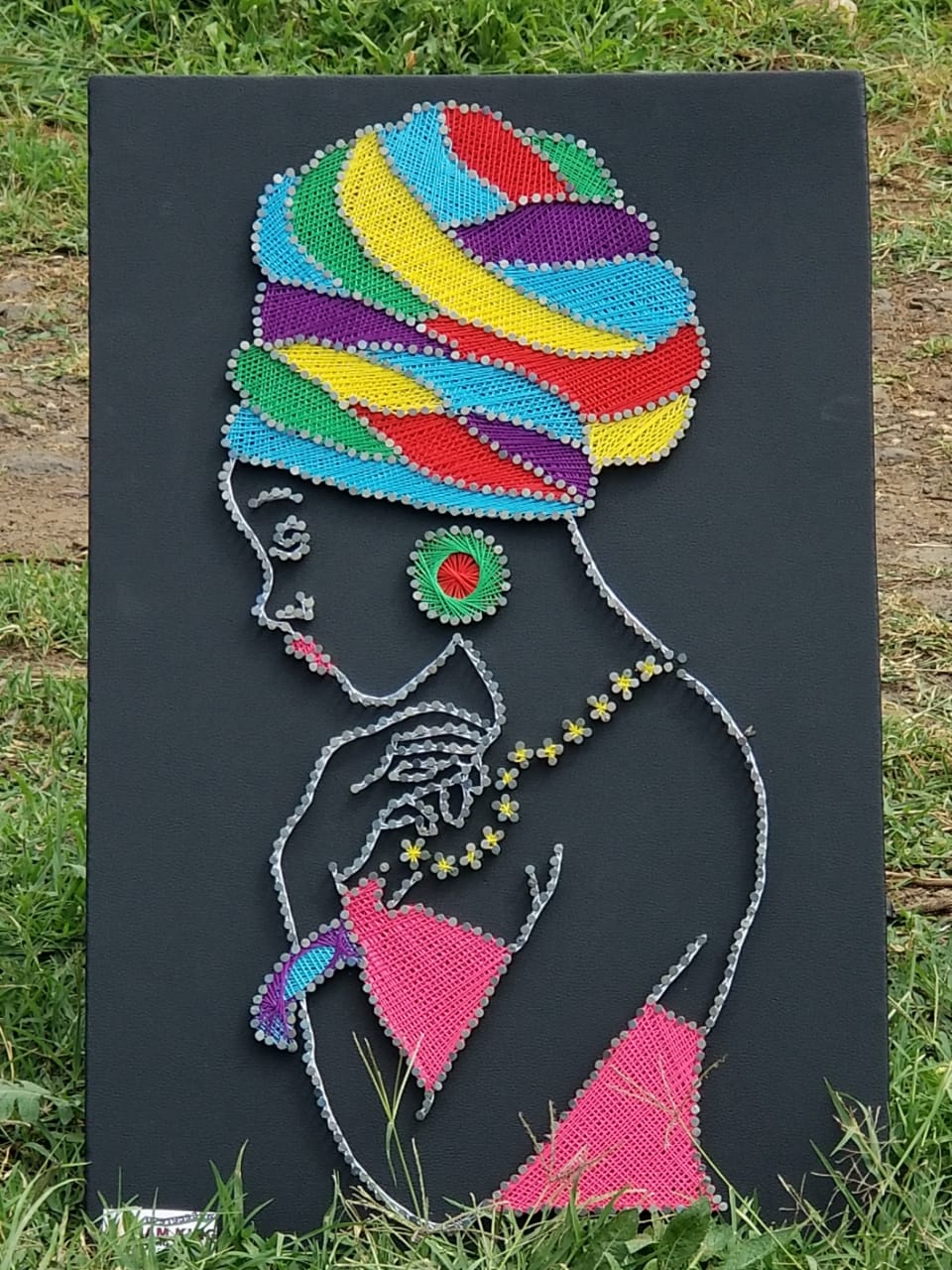 Beautiful woman String Art
