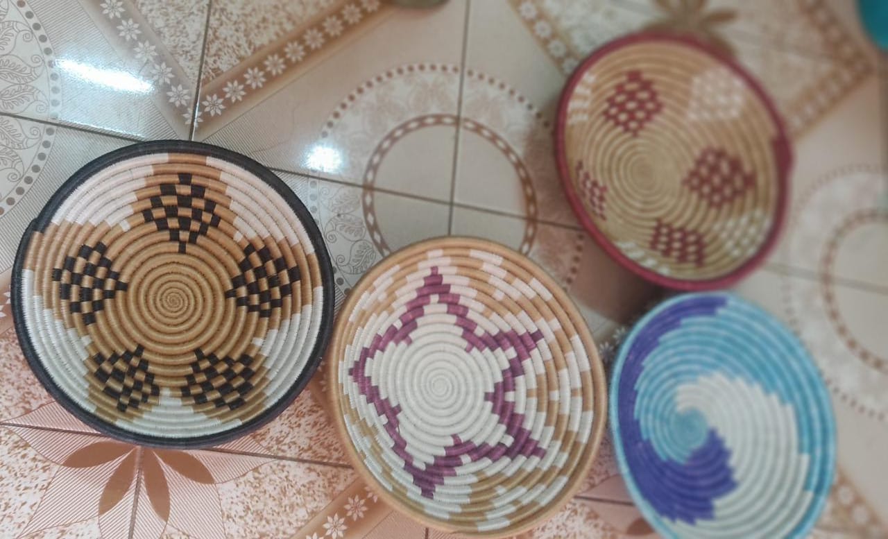 Wall baskets (set of 4), Wall baskets, Wall decor baskets