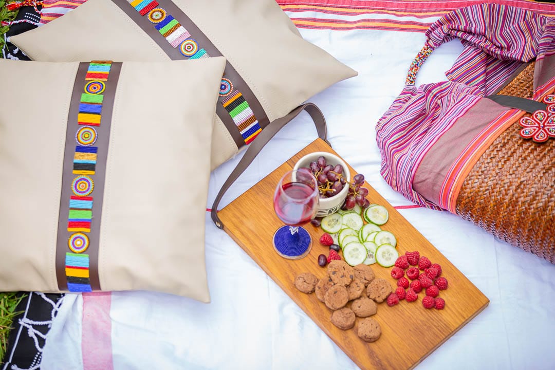 Wooden serving board, Kenyan wooden serving board, African wooden serving board