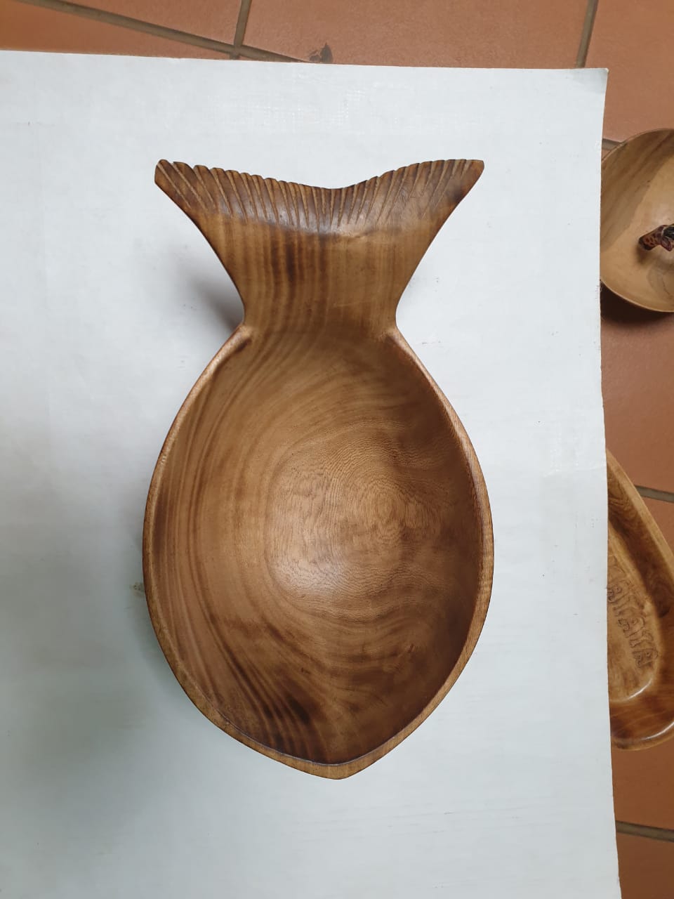 Fish Wood Server Bowl, Wooden server, Server