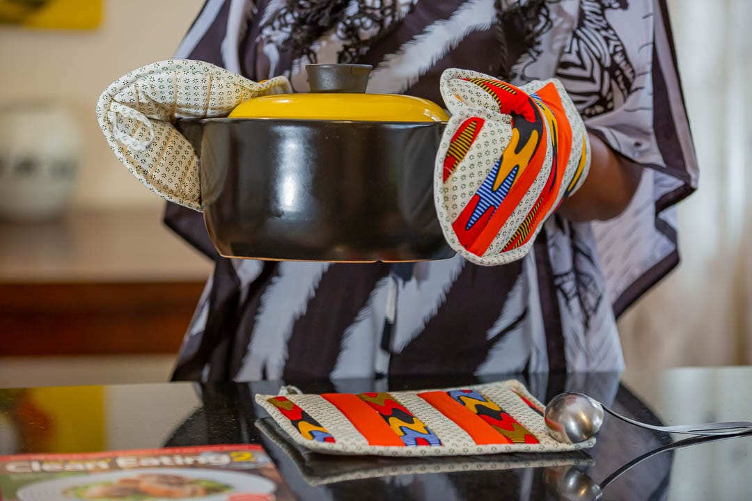 Mittens, Patterned Kitchen mitten, multicolored mitten, Kitchen mitten, African mitten