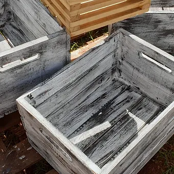 Wooden Gift Crates (Washed Out Effect), Gift Crates, Gift box