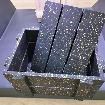 Glittering Wooden Gift Box, Gift packaging box/idea