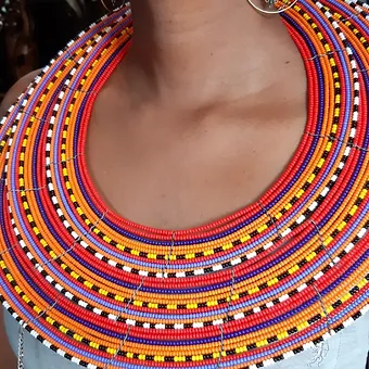 Ng'alewa Layered Maasai Necklace
