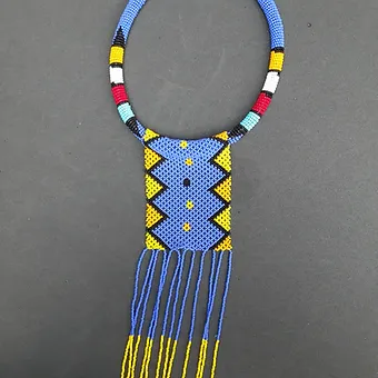 Zulu Tribal Tie Necklace