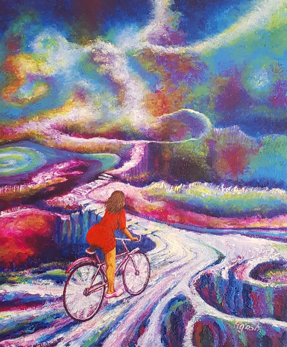 Riding Away Wall Art, Fine art, Wall decor