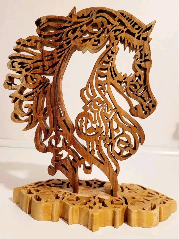 Wooden Horse art piece