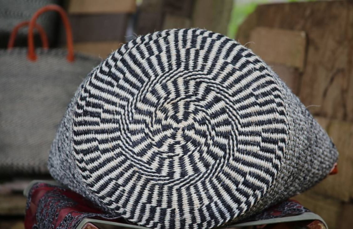 Slim Line Patterned Kiondo (brown and beige)