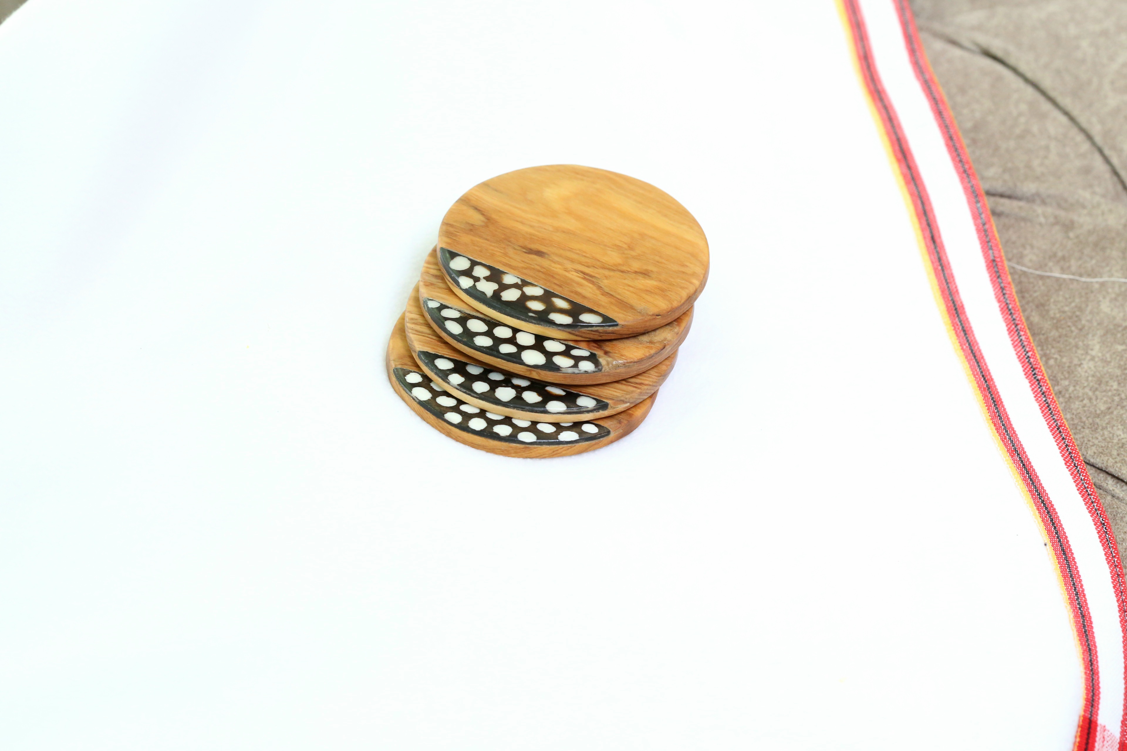 Rustic Wooden Coaster