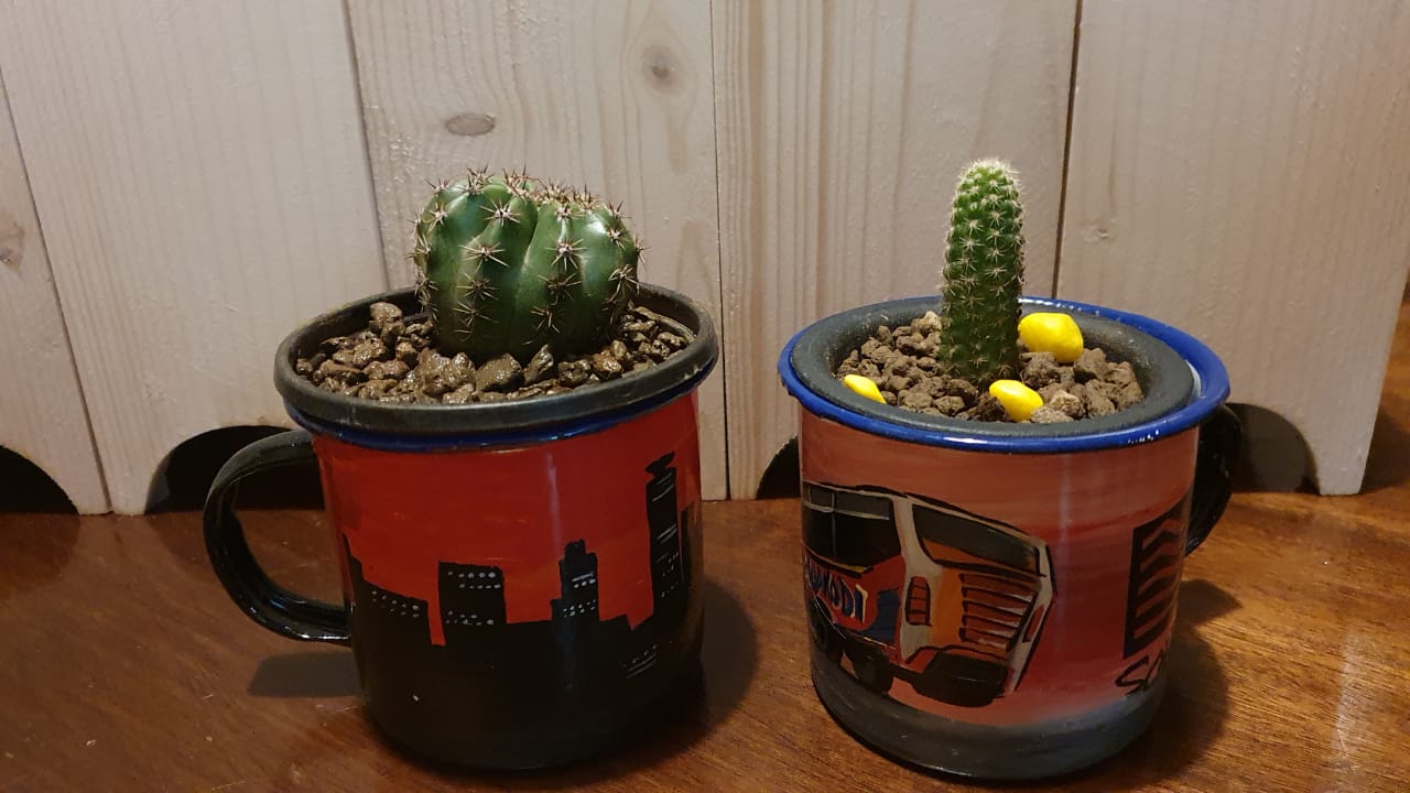 Handpainted Planters - Gichagi Cup