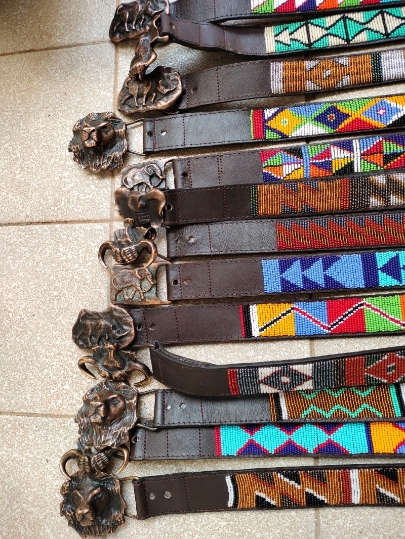 Maasai Beaded belts, multicolored Maasai beaded belts, African belts